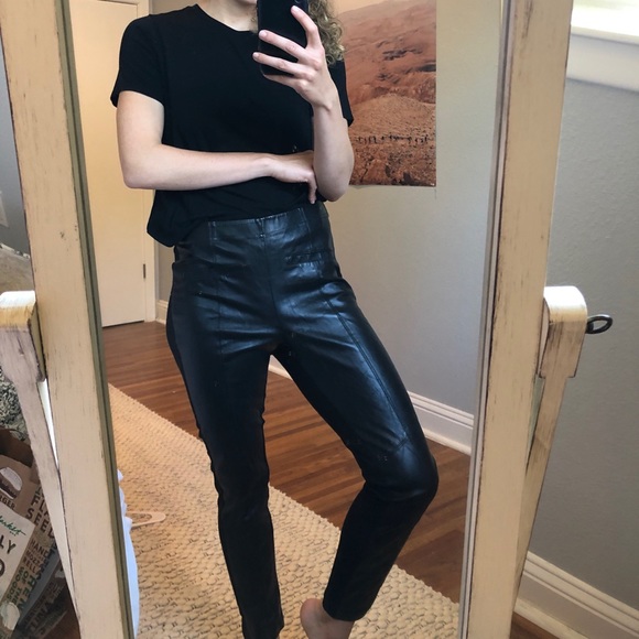 Anthropologie Pants - Anthropologie leather leggings
